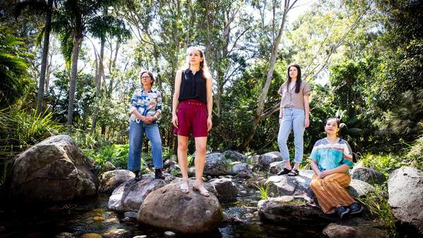 Researchers Alison Haynes, Dr Melinda Waterman, Krystal Randall, and Dr Diana King