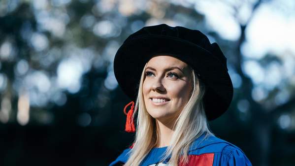 UOW graduate Dr Erin Twyford. Photo: Aristo Risi