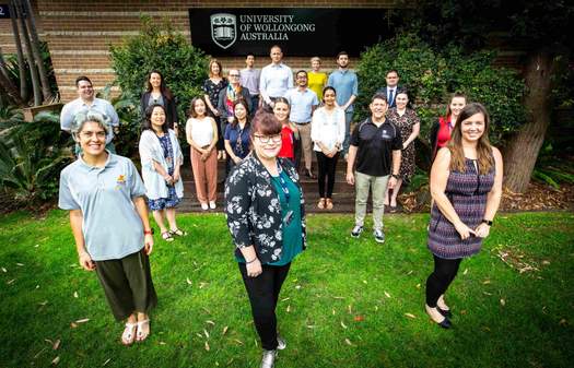 The team behind the Food+ With Care Project at UOW. Photo: Paul Jones