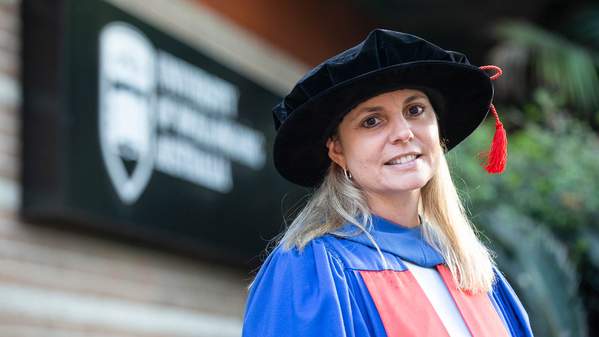 UOW graduate Dr Mercedez Hinchcliff Photo: Paul Jones