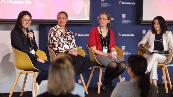 The panellists at the 2024 iAccelerate Entrepreneurial Women’s Breakfast