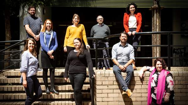 UOW's Learning Teaching Curriculum team. Photo: Paul Jones