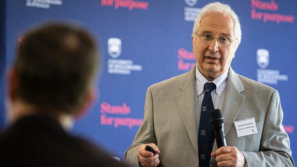 Distinguished Professor Anatoly Rozenfeld at the MOSkin launch.