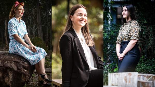 From left, Molly Lasker, Holly Gregory, and Kathleen Taylor. Photos: Paul Jones