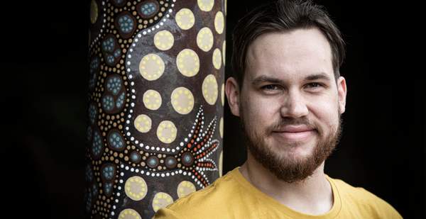 Stuart Smith took part in an internship between Woolyungah Indigenous Centre and Fulton Hogan. Photo: Paul Jones