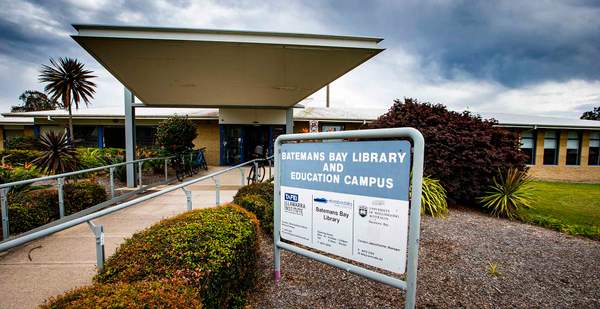 UOW Batemans Bay campus. Photo: Paul Jones