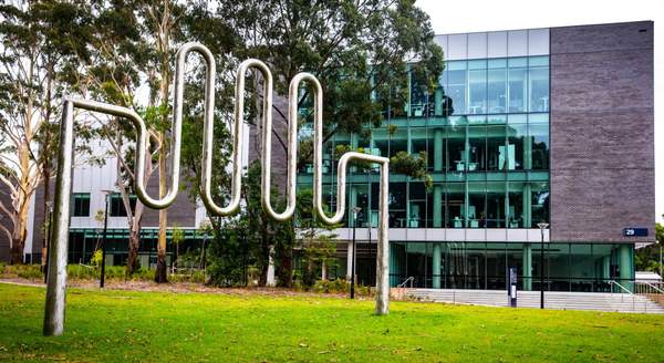 An image of the new Jillian Broadbent Building at UOW's Wollongong Campus. Photo: Paul Jones