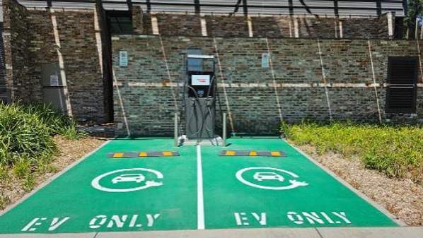 Upgraded Electric Vehicle charging station at UOW Innovation Campus