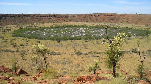 Wolfe Creek Crater by Joan Barrows