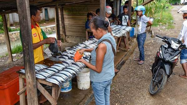 A Timor-Leste fish market. Photo by Dirk Steenbergen, ANCORS