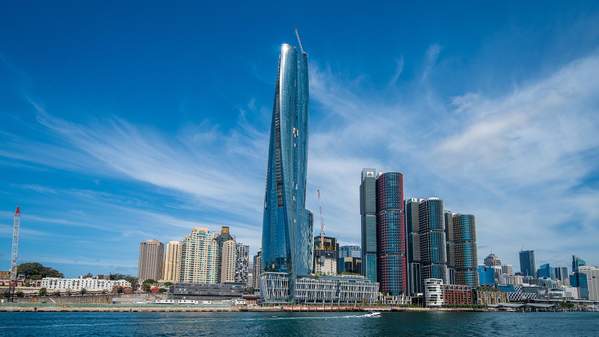 Crown Towers Sydney, at 75 storeys, is now the city’s tallest building