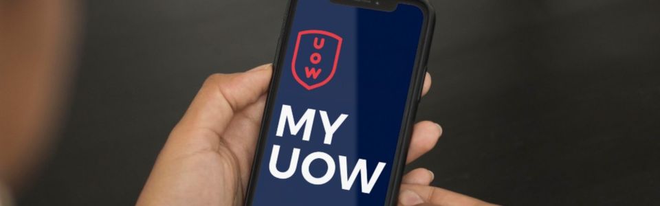 Phone with MyUOW image