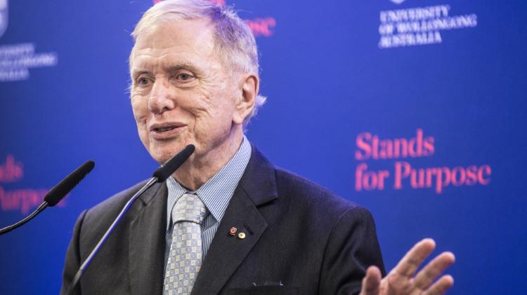 Michael Kirby speaking close up