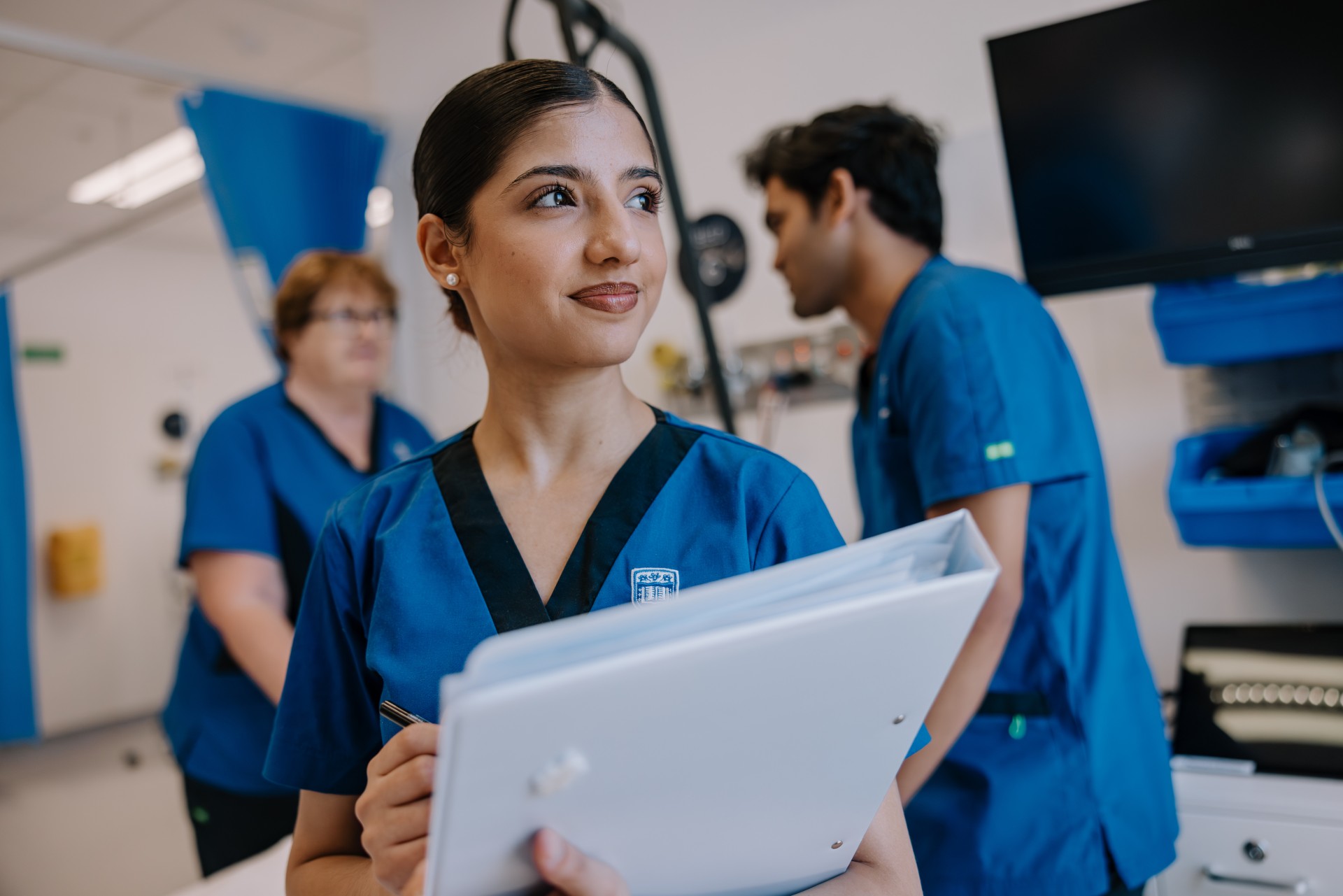 Female nursing student in Liverpool