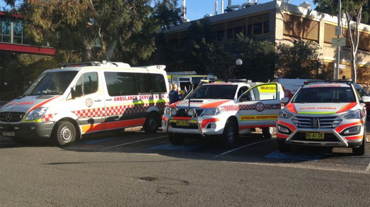 Ambulances attending UOW