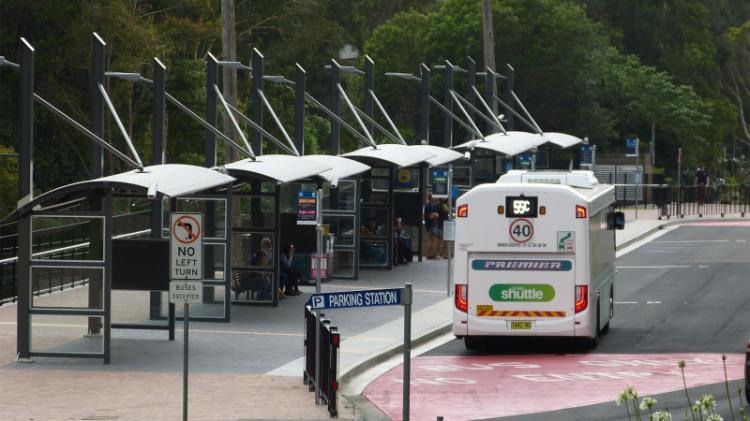 Bus interchange at Northfields Avenue