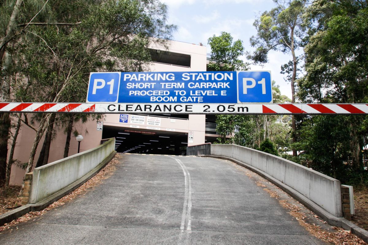 P1 Carpark entry ramp