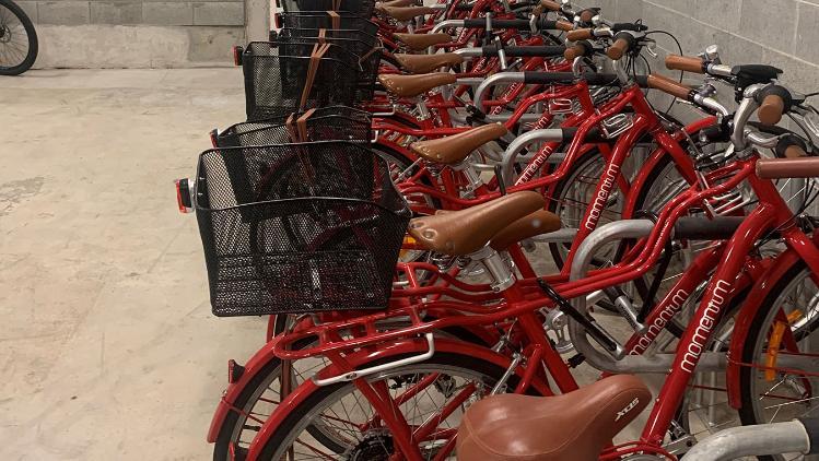 Bikes available via the Bike share