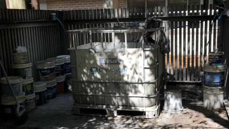 Image of the envirowash water based paint waste water treatment system.