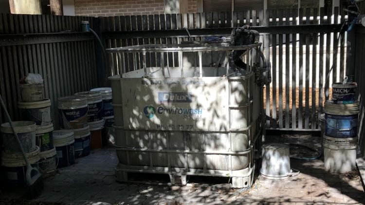 Image of the envirowash water based paint waste water treatment system.