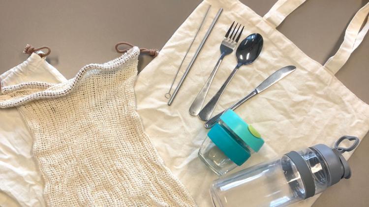 avoid single use plastics and use reusable items