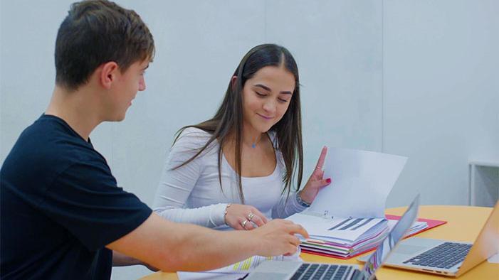 Law students studying SWS campus