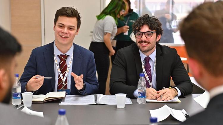 University of Wollongong (UOW) law students Lachlan McInerney and Fergus Pandy
