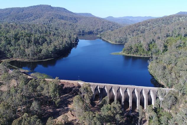 Danjera Dam at Yalwal on the NSW South Coast