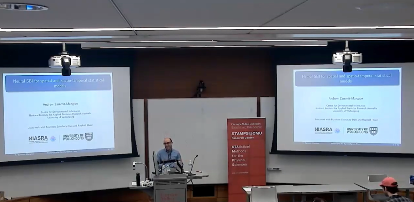 Andrew Zammit-Mangion Neural SBI for Spatial and Spatio-Temporal Statistical Models - STAMPS 2025