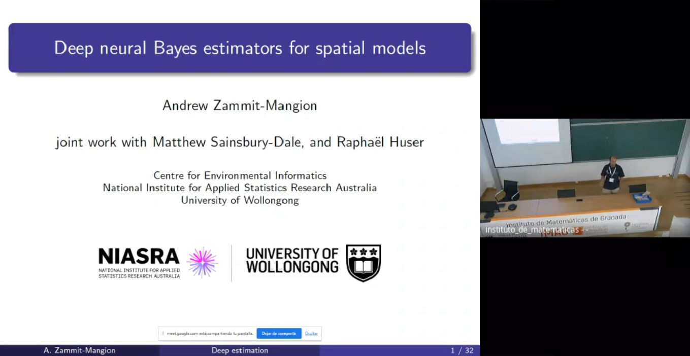 Deep Neural Bayes Estimators for Spatial Models presentation