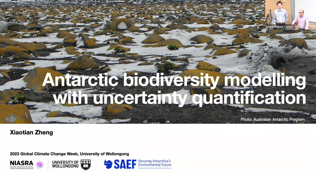 GCCW 2023 - Antarctic biodiversity modelling with uncertainty quantification - Xiaotian Zheng