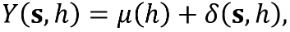 GeoWarp Model denoting a mathematical function showing relationship between vertical mean profile and deviation process to sediment property