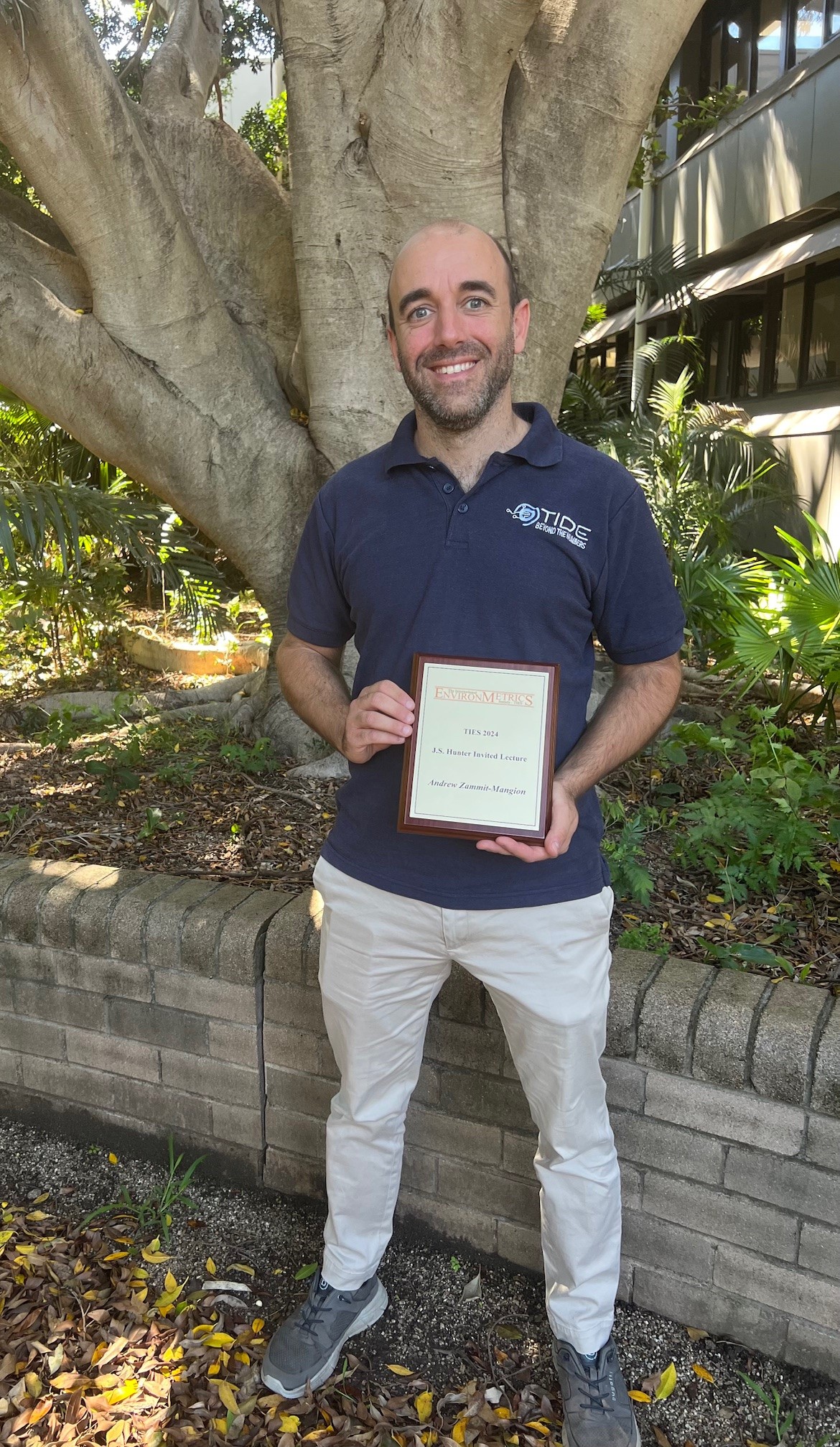 Andrew Zammit-Mangion gives the J.S. Hunter Lecture