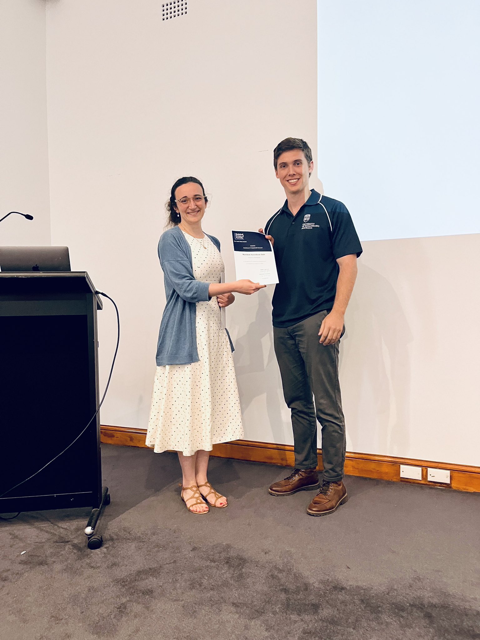 Matthew Sainsbury-Dale wins the 2023 J.B. Douglas Postgraduate Award