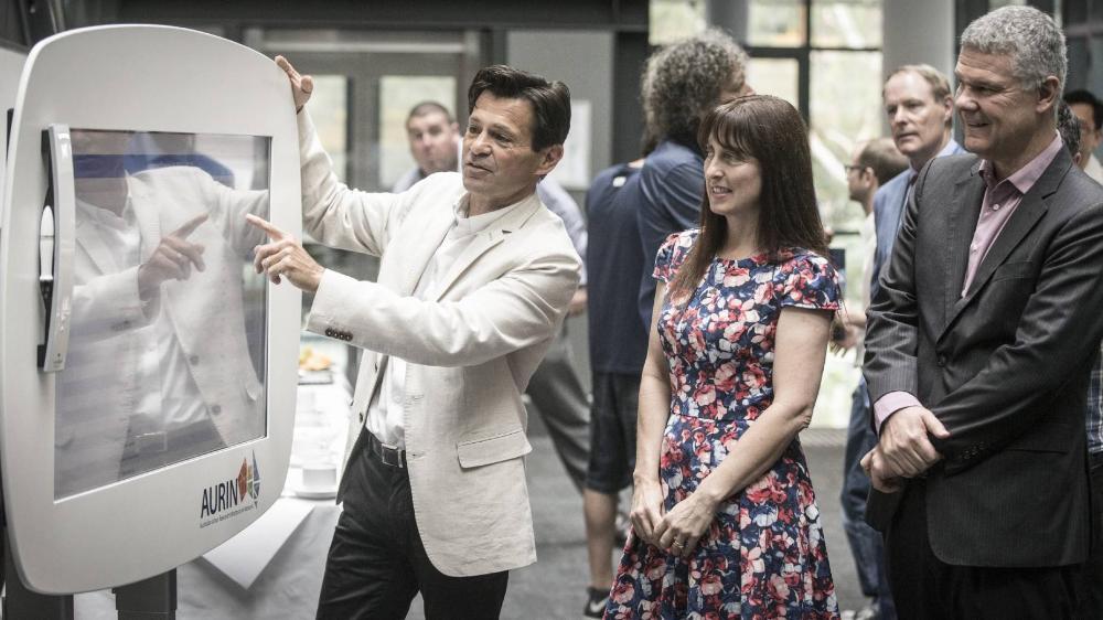 Image of Pascal Perez at the UOW SMART Vision Illawarra opening
