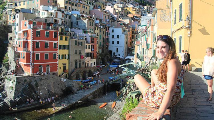 Student on exchange Natalie Zagaglia - Cinque Terre, Italy