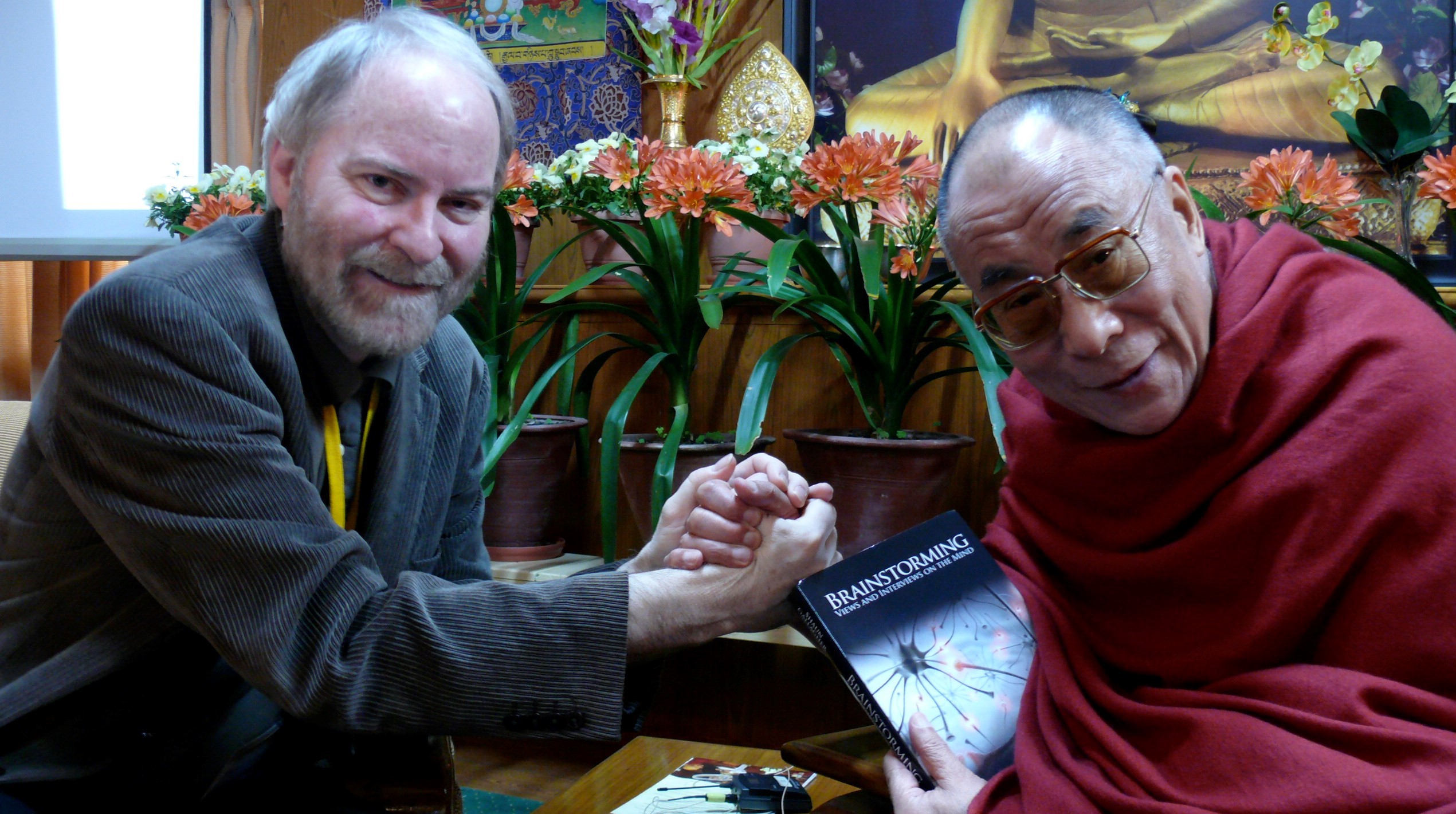 Shaun Gallagher and Dalai Lama