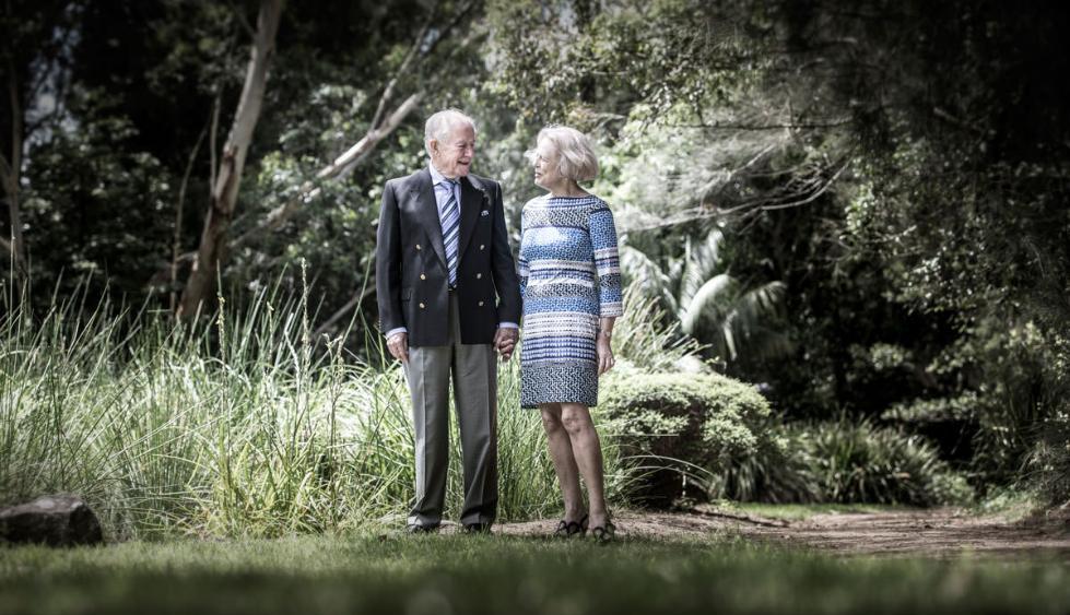 Vice-Chancellor Emeritus Professor Ken McKinnon and his wife Suzanne Walker