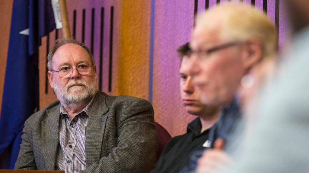 The dementia friendly community group talking