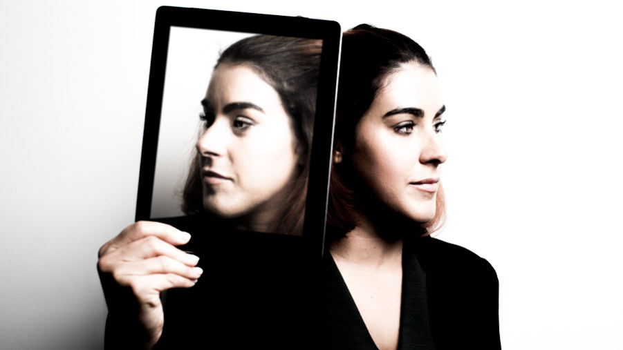 Yvonne Apolo and reflection