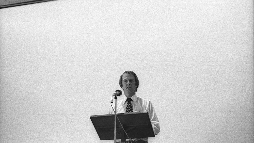 UOW Vice-Chancellor Michael Birt (1976)