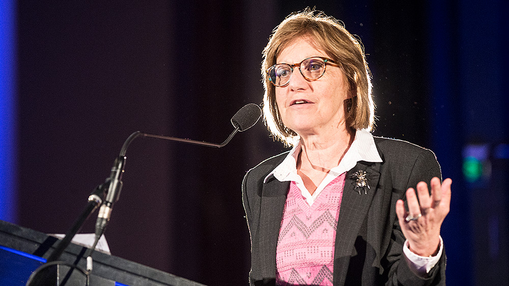 Professor Judy Raper at the UOW Big Ideas Festival in 2018