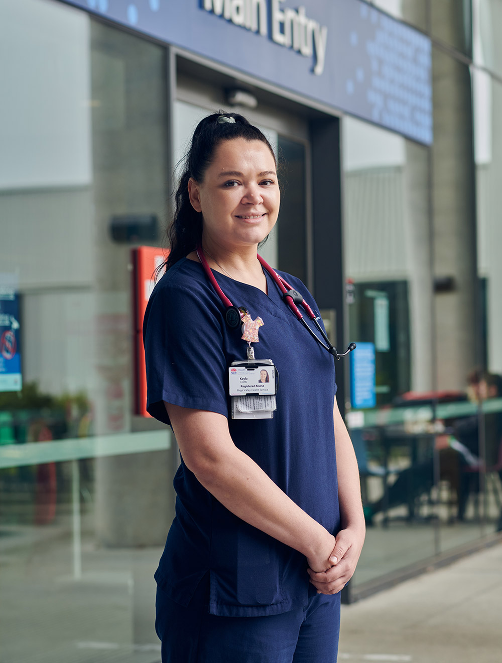 UOW Nursing graduate Kayla Crofts at Bega - South East Regional Hospital