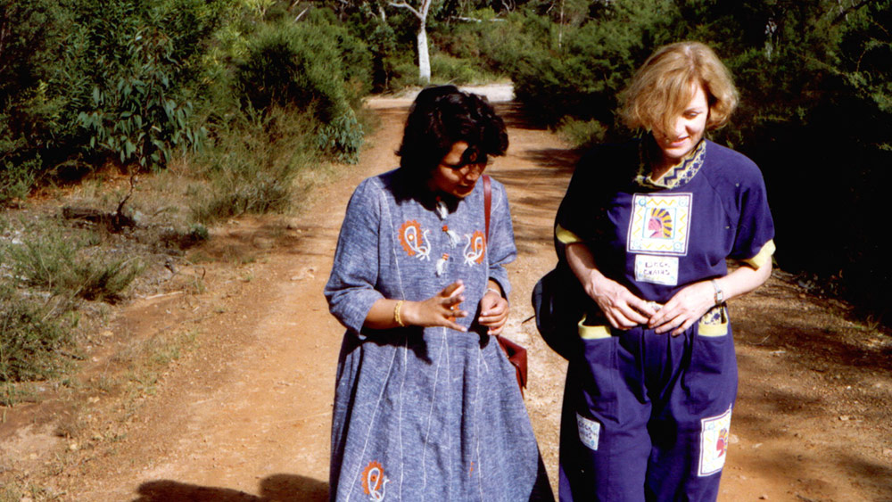 Anuradha Gupta and former Dean of Commerce, Gillian 'Gill' Palmer.