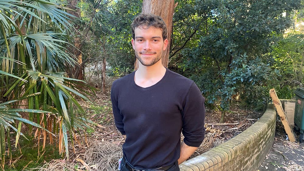UOW student Jake Bradley