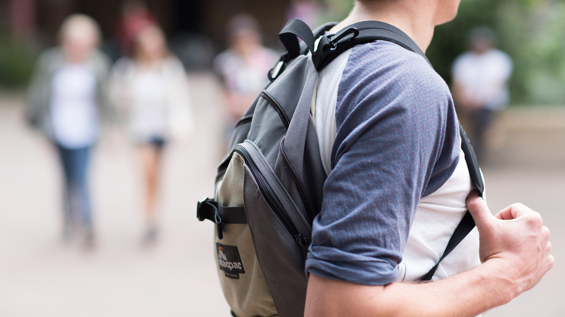 Student with Backpack