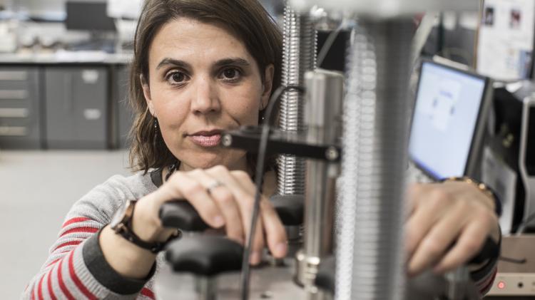 Dr Ana Heitor Geotechnical Engineer with tools of the trade