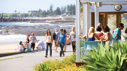 Diggies cafe at North Beach Wollongong