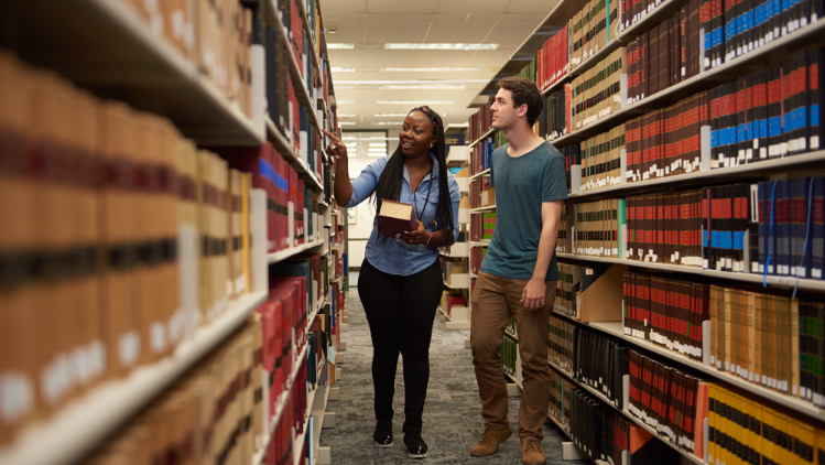 Students in Library