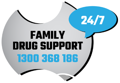 Family drug support logo